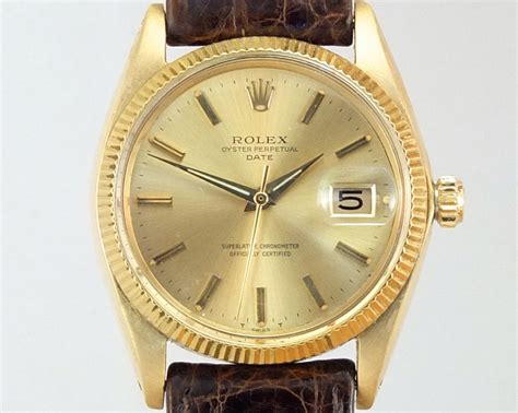 1965 rolex oyster perpetual datejust 14k gold|rolex 18k gold watch price.